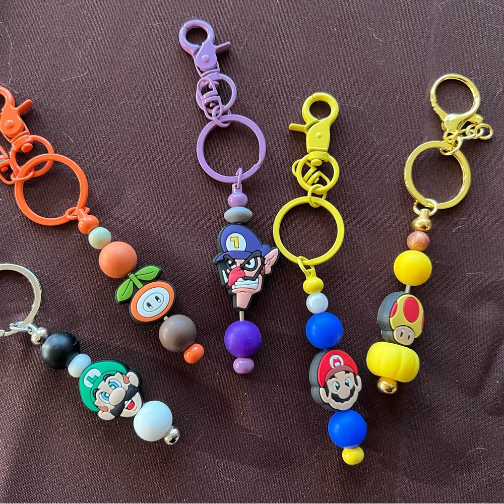 Sold***Mario Character Keychains